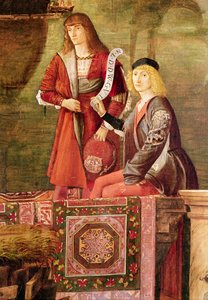 The Meeting of Etherius and Ursula and the Departure of the Pilgrims, from the St. Ursula Cycle (detail) by Vittore Carpaccio